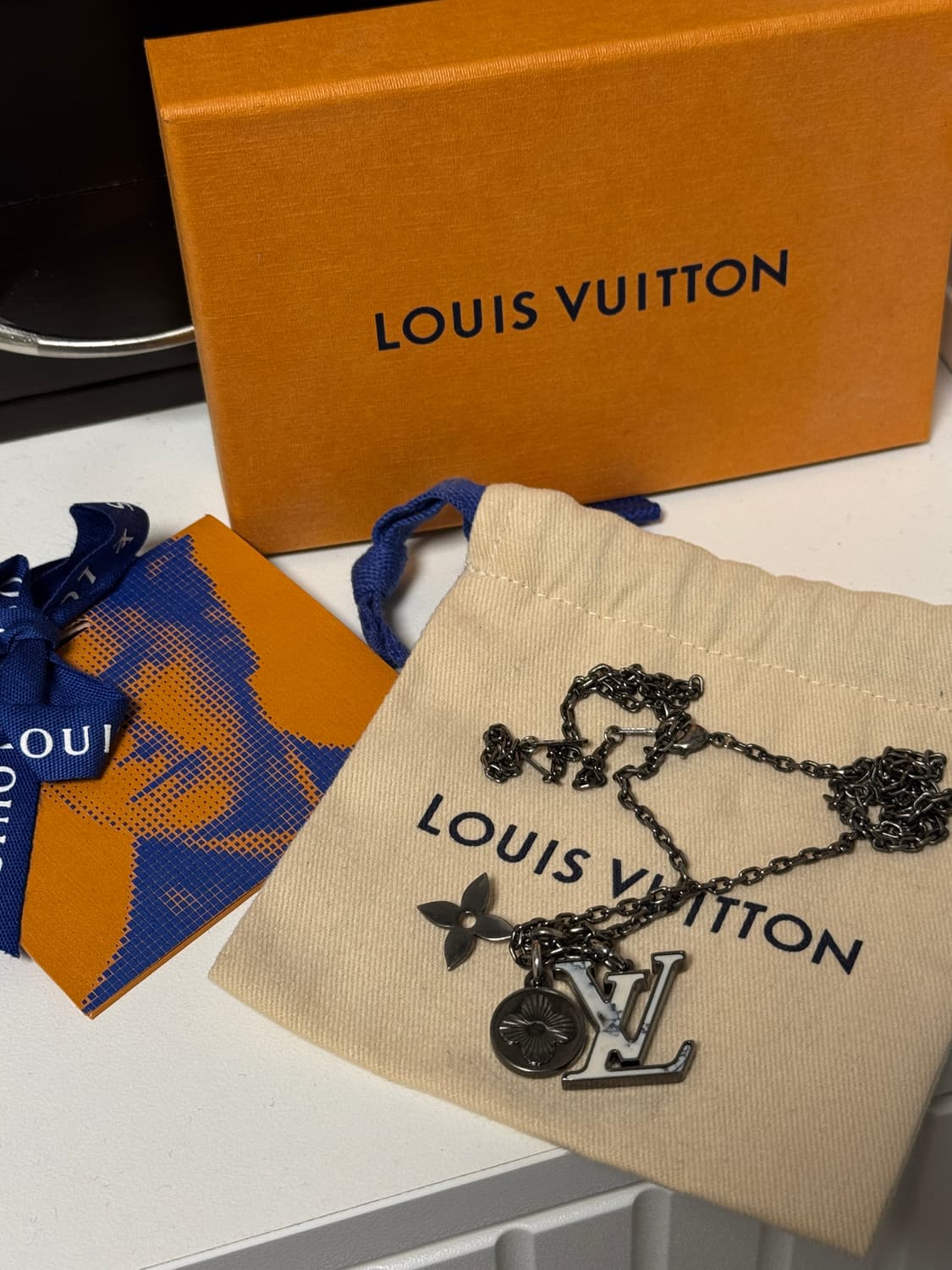 [OS] 루이비통 터콰이즈 목걸이 상품이미지1