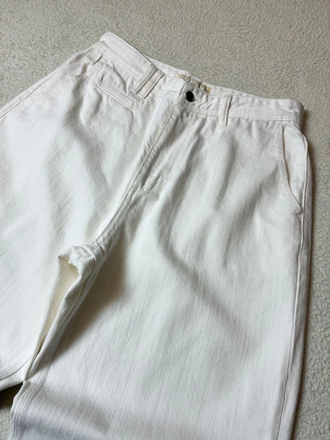 노운 NOUN 22FW 화이트 데님 팬츠 PN7911 상품이미지2