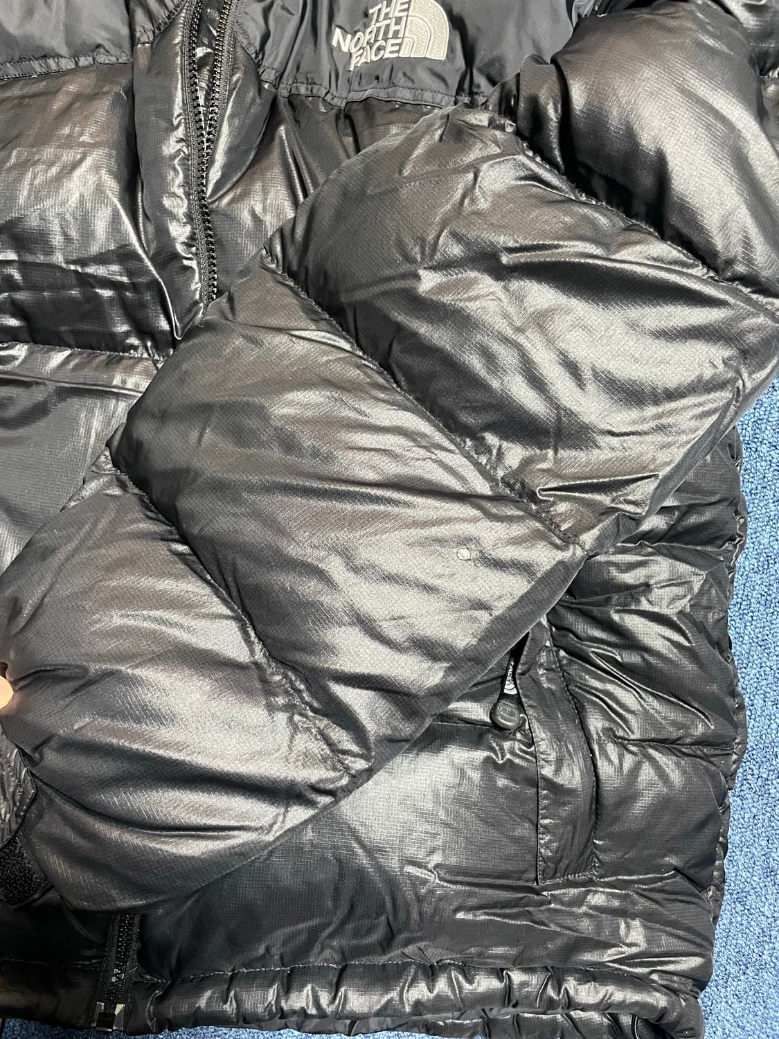 노스페이스 눕시 패딩 올블랙 700 105사이즈 상품이미지10