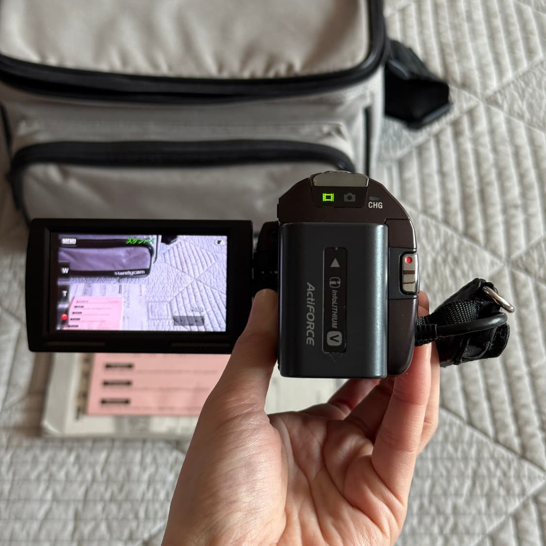 풀구성 SONY HDR-CX590V 소니캠코더 소니 빈티지캠코더 디카 상품이미지8