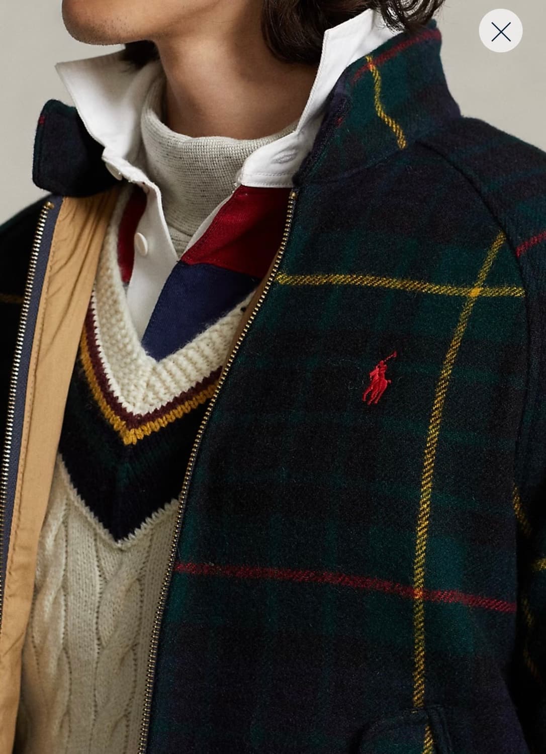 [XL] 폴로 랄프로렌 타탄 체크 자켓 상품이미지1
