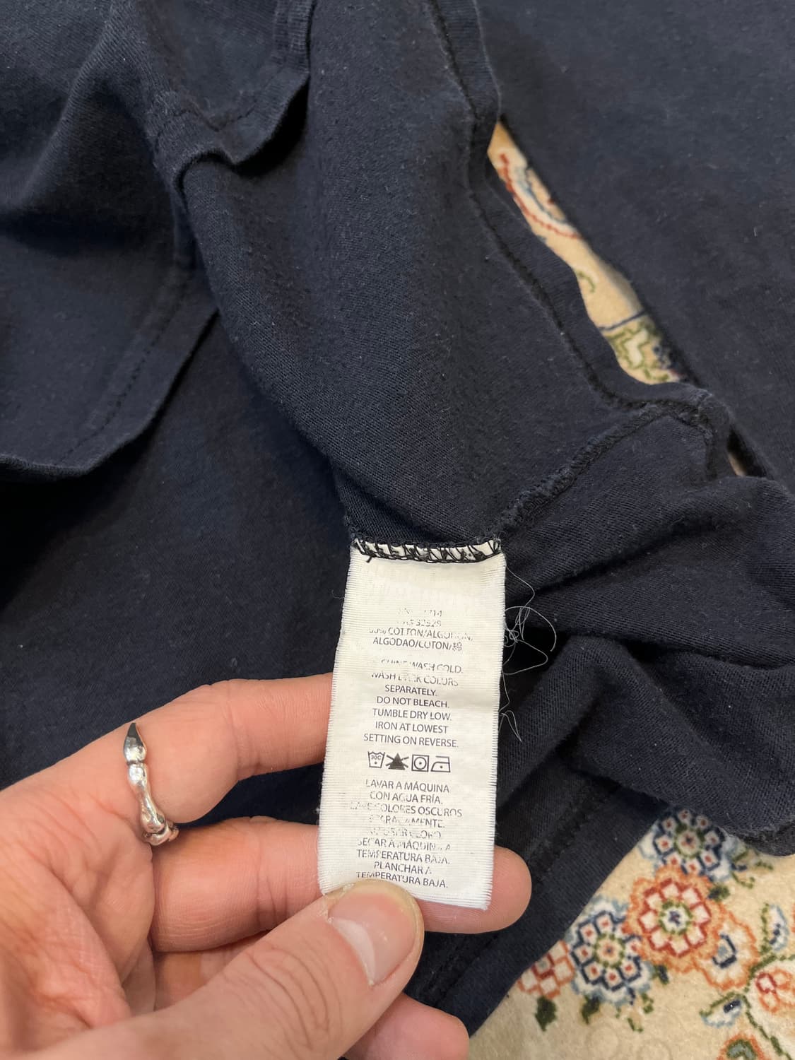 아르마니 익스체인지 프린팅 롱슬리브 상품이미지5