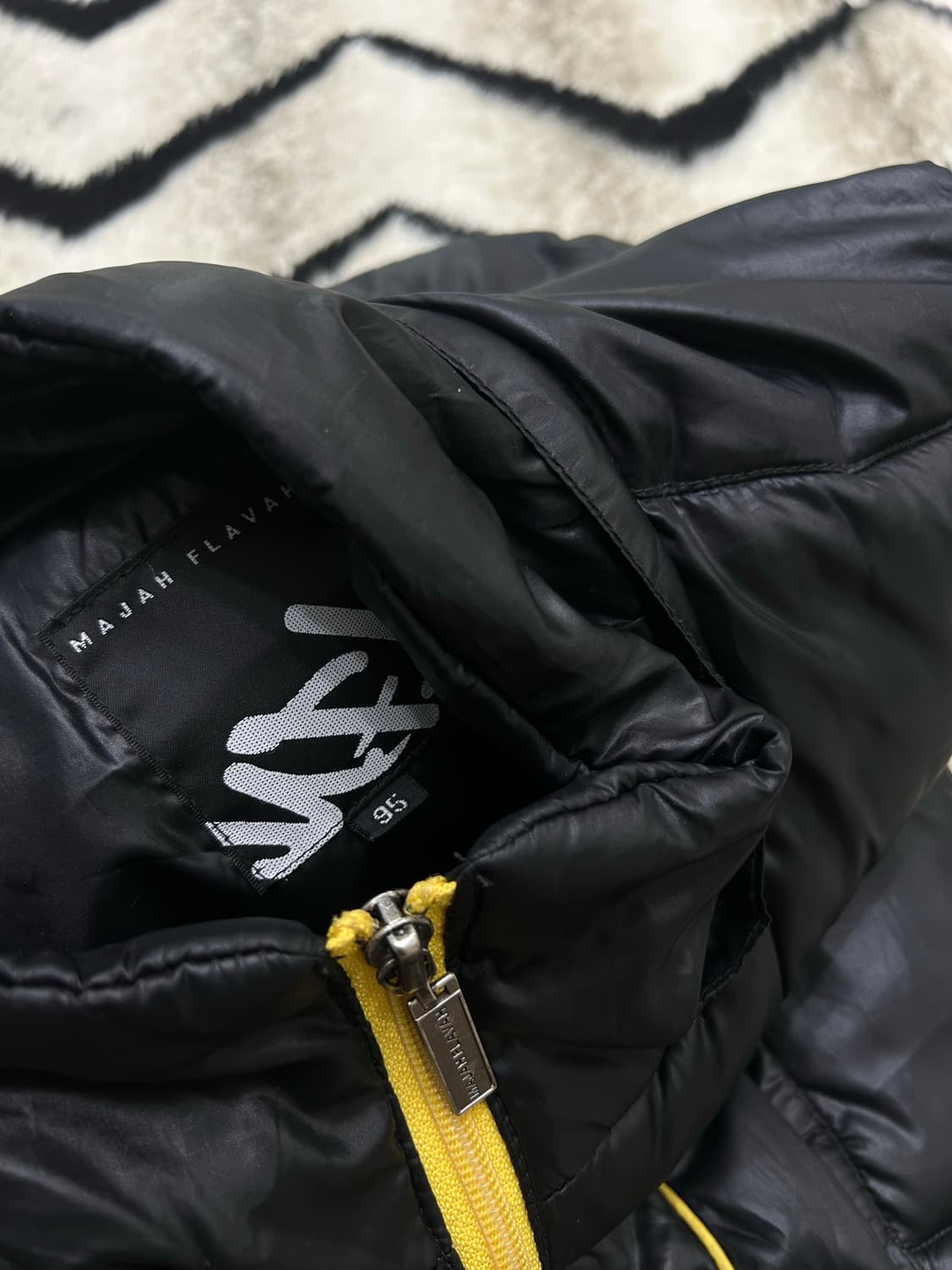 [M]마자플라바 오버핏 패딩 베스트/블랙 상품이미지4