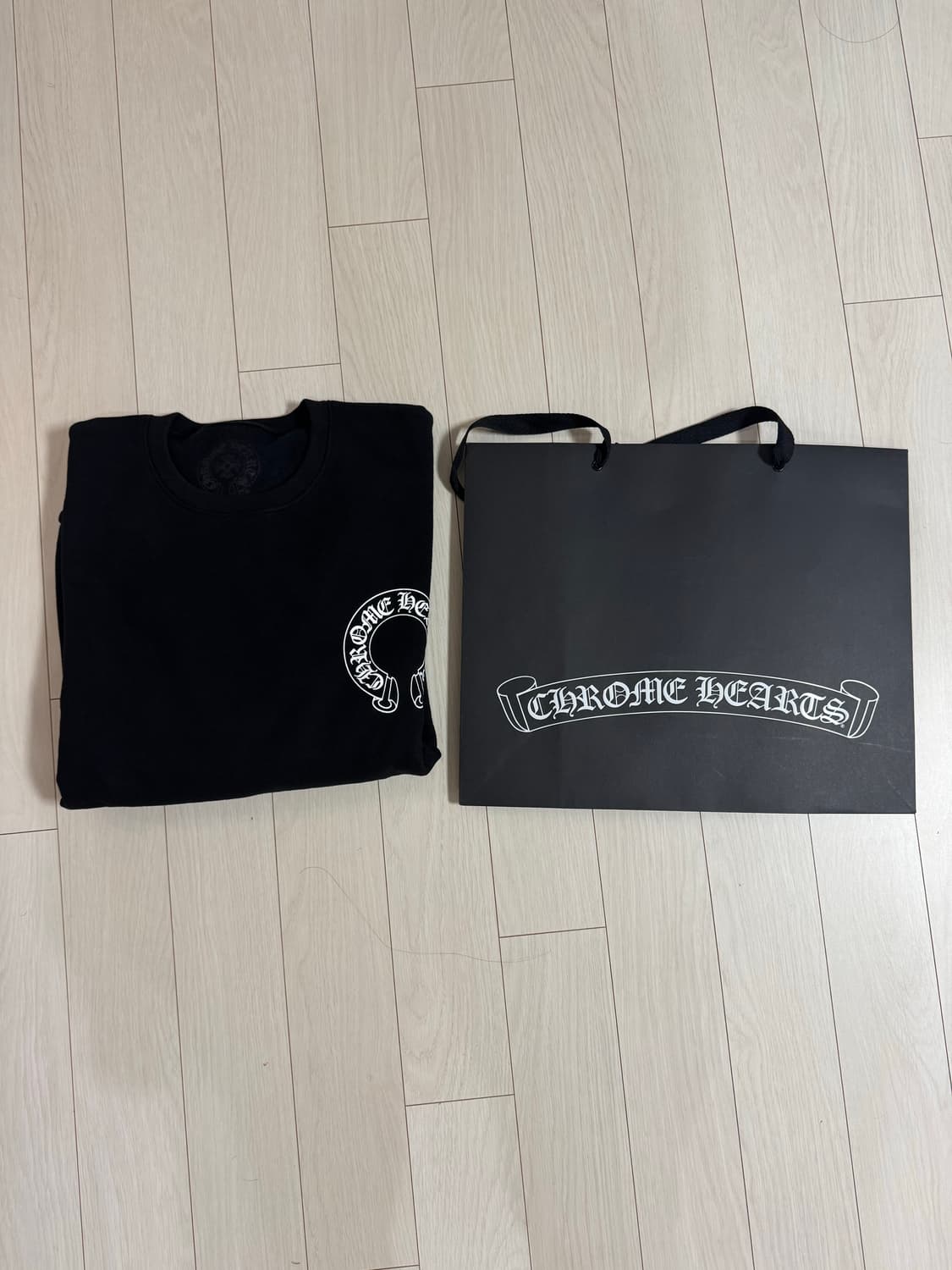 [S] 크롬하츠 홀스슈 맨투맨 새상품 상품이미지1