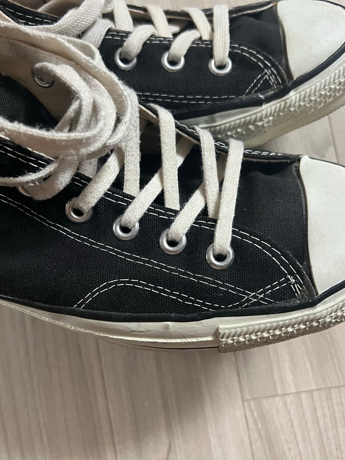 [9.5] 80s 빈티지 컨버스 블랙 made in usa 상품이미지2