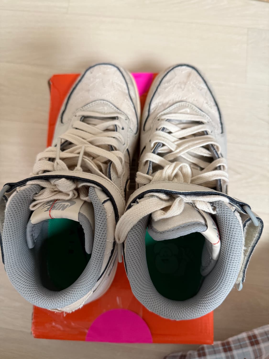 나이키 에어포스 미드 펄화이트 260 상품이미지7