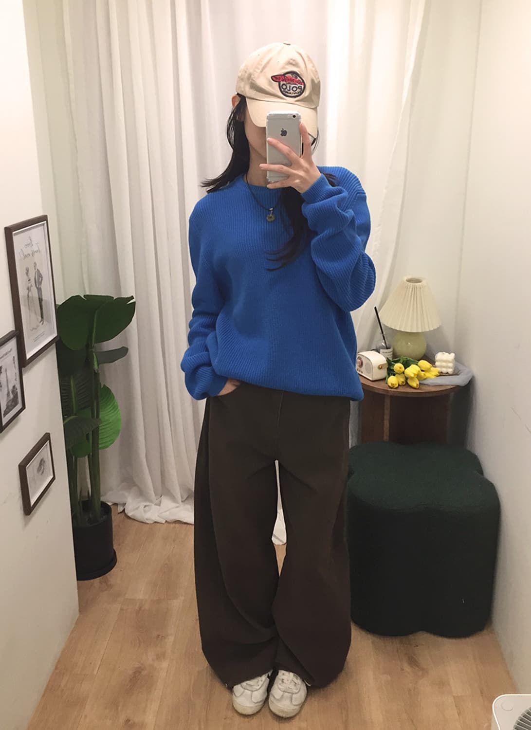 여성 자라 오버핏 라운드니트 100 상품이미지1