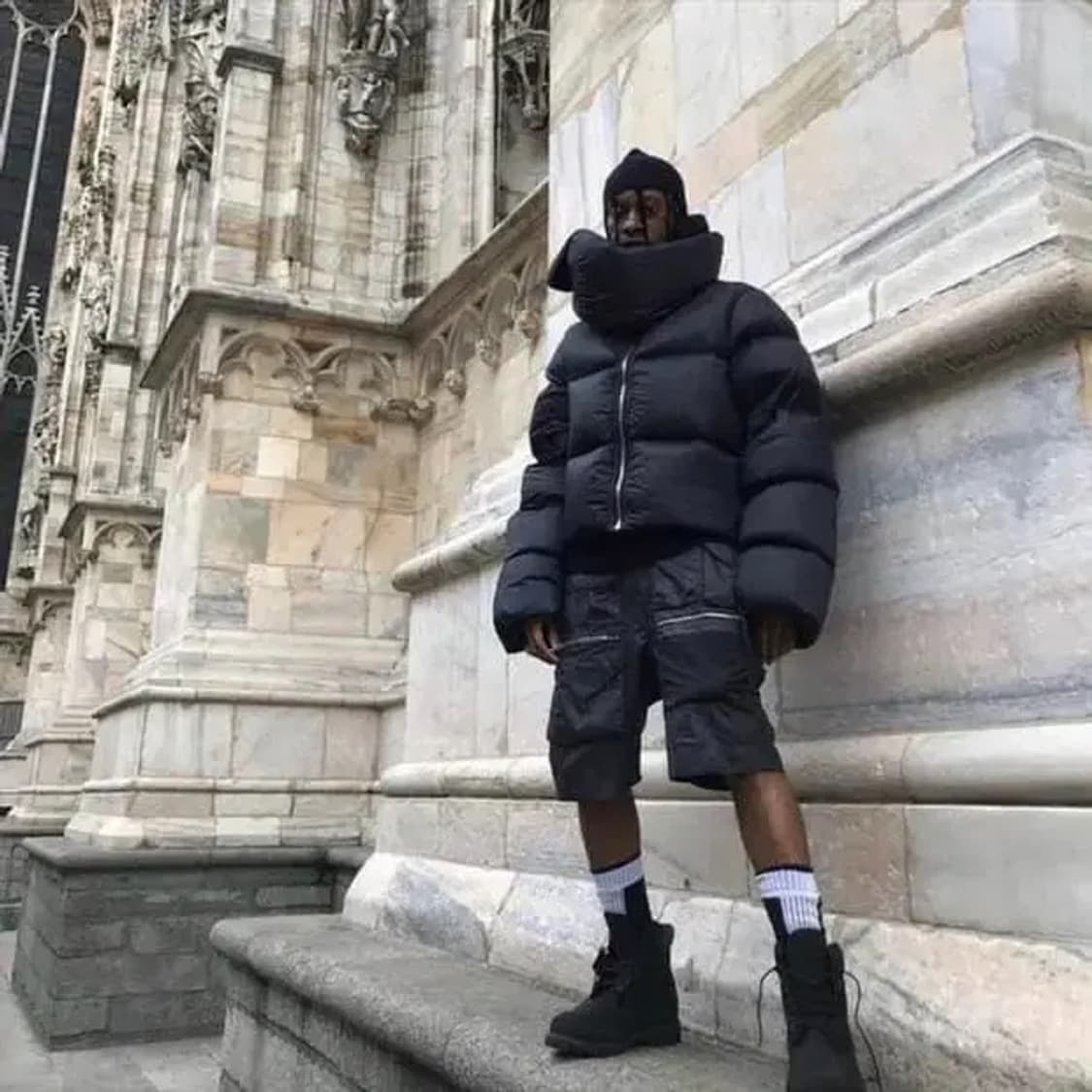 릭오웬스 퍼넬백 다운 패딩 42 상품이미지2