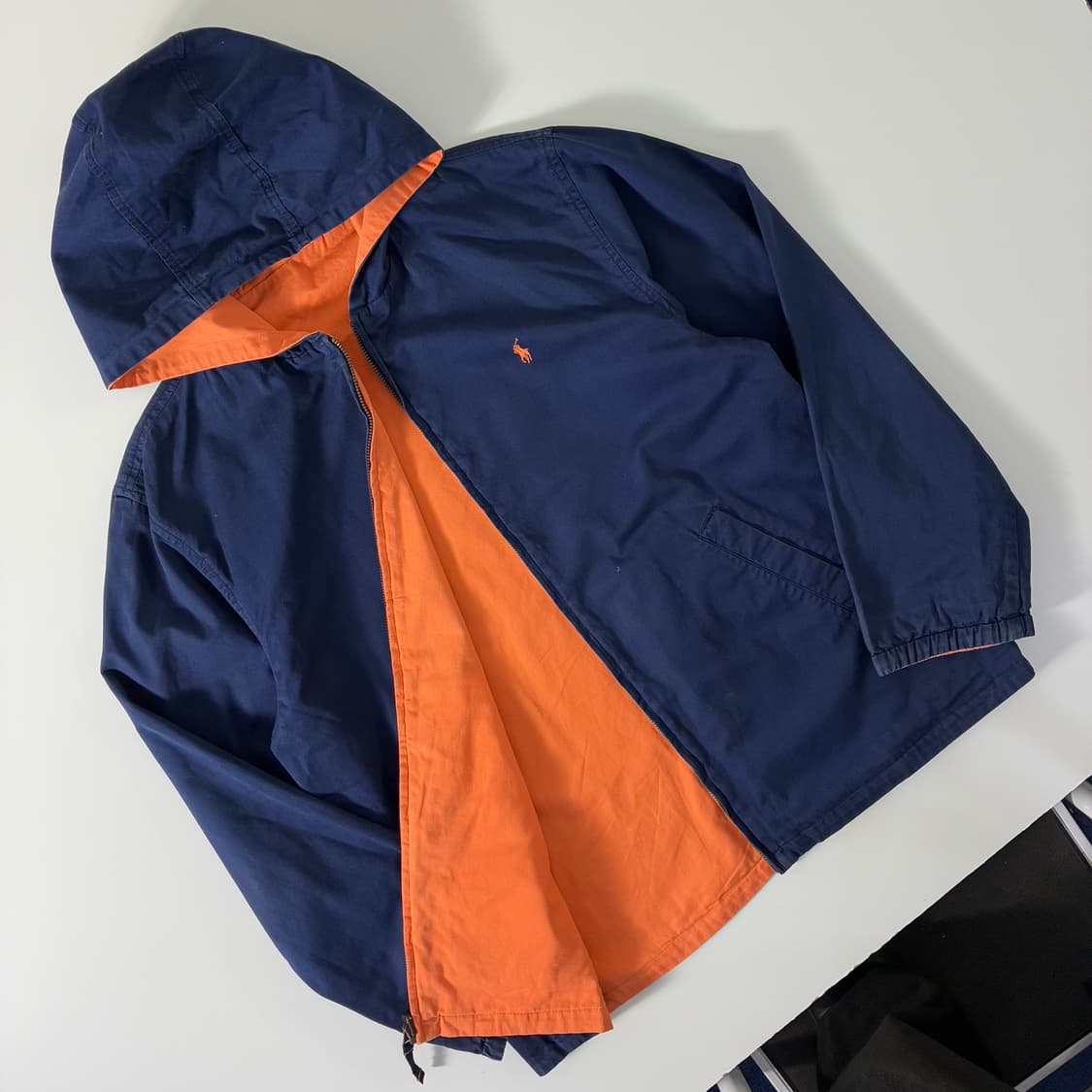 Polo 폴로 랄프로렌 코튼 리버시블 후드 자켓 상품이미지4