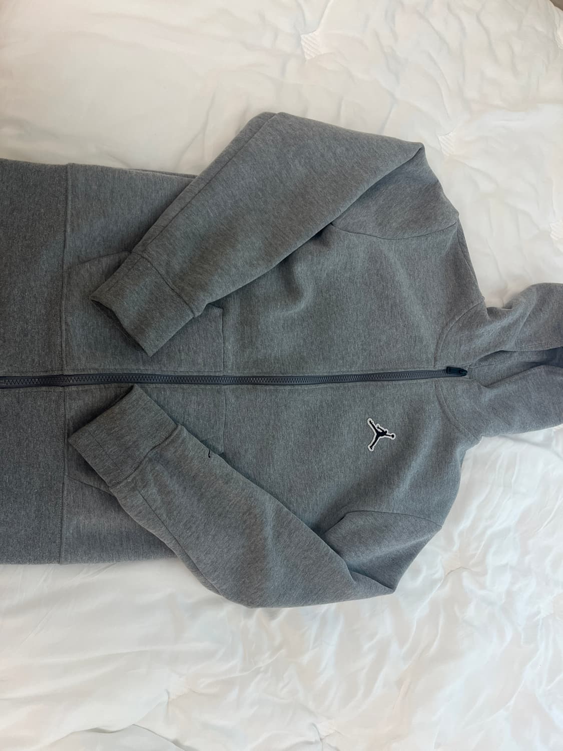 나이키 조던 나이키 조던 풀집업 후드집업 그레이 상품이미지2