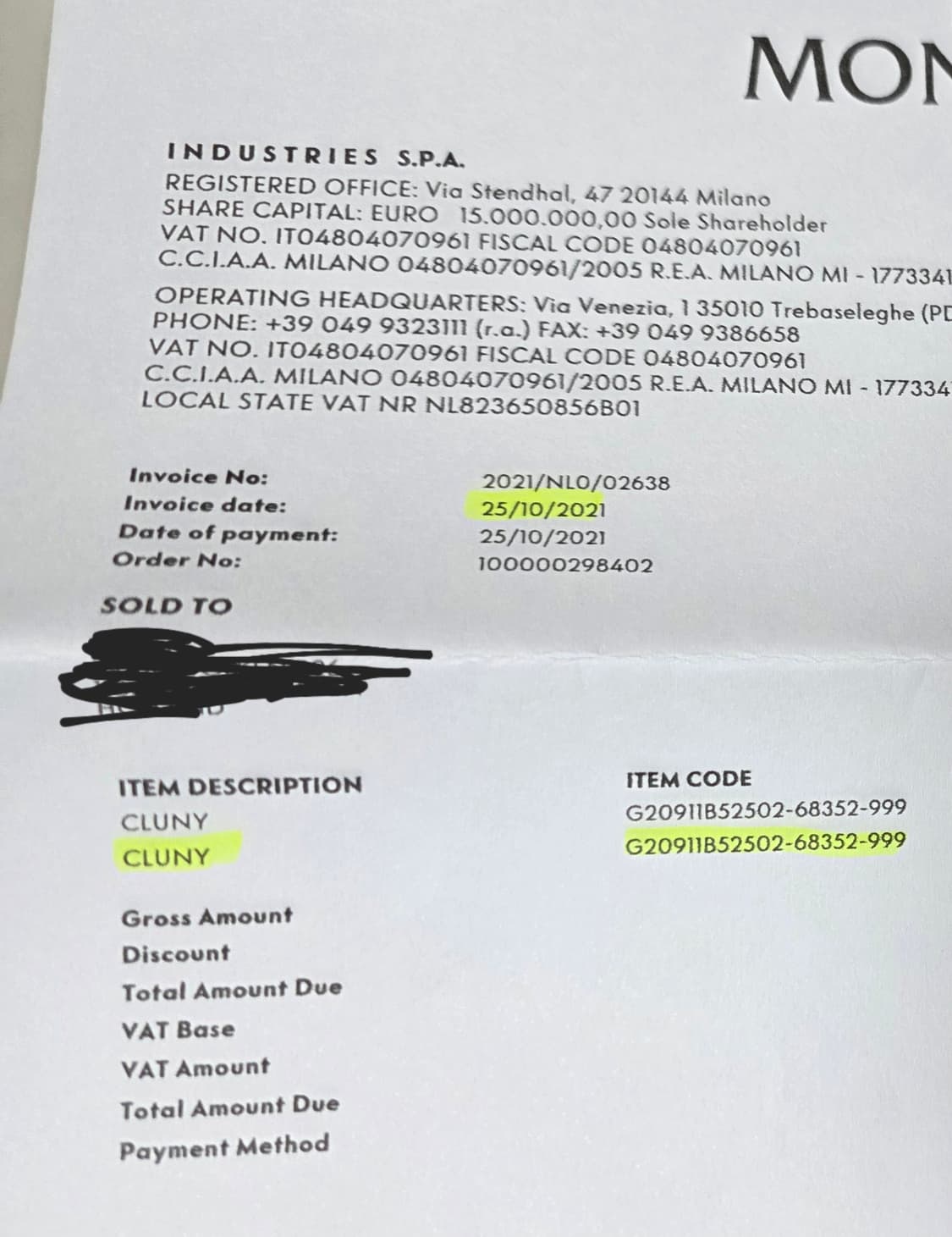 [새상품급,풀구성]21fw 몽클레어 클루니 블랙 3 상품이미지8