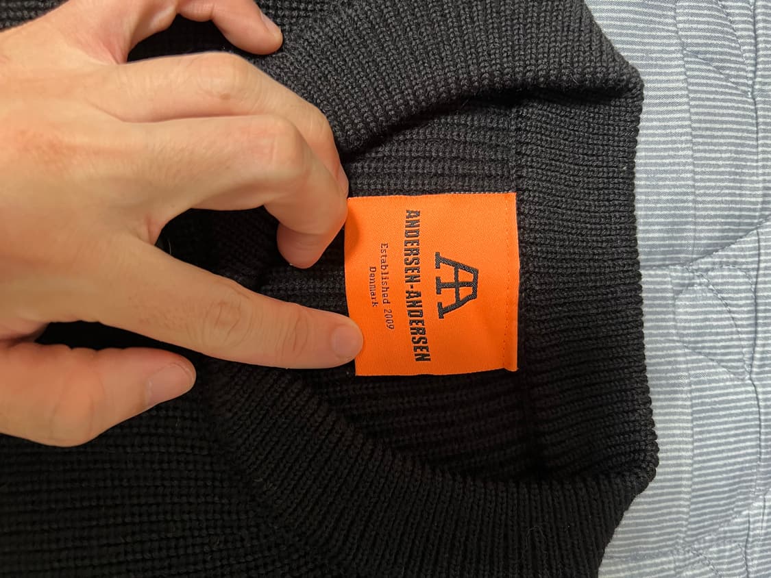 안데르센 안데르센 스키파 가디건 블랙 상품이미지2