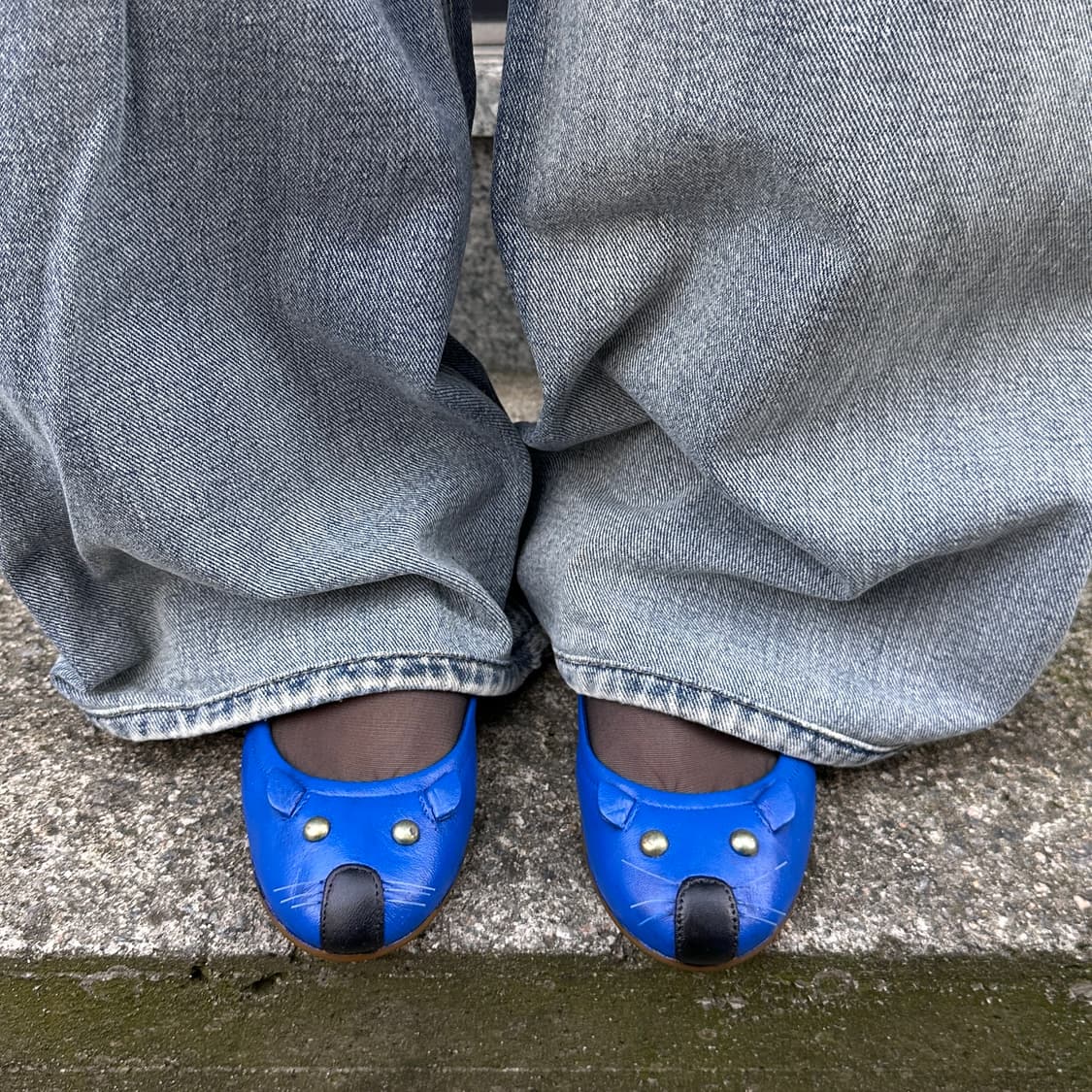 00s 마크 제이콥스 스웨이드 마우스 발레 플랫 상품이미지1