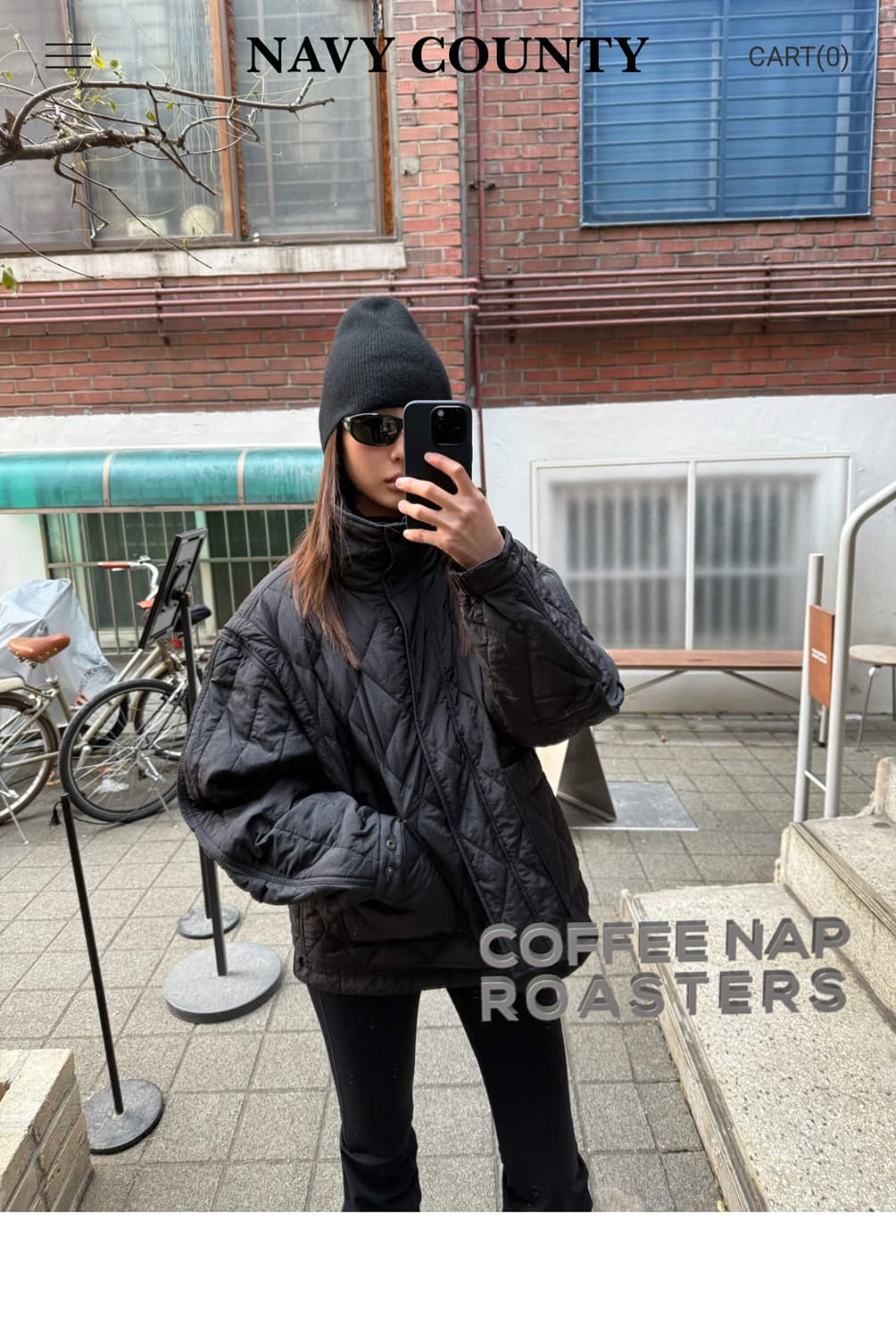 NAVY COUNTY 유타 퀼팅 점퍼 상품이미지1