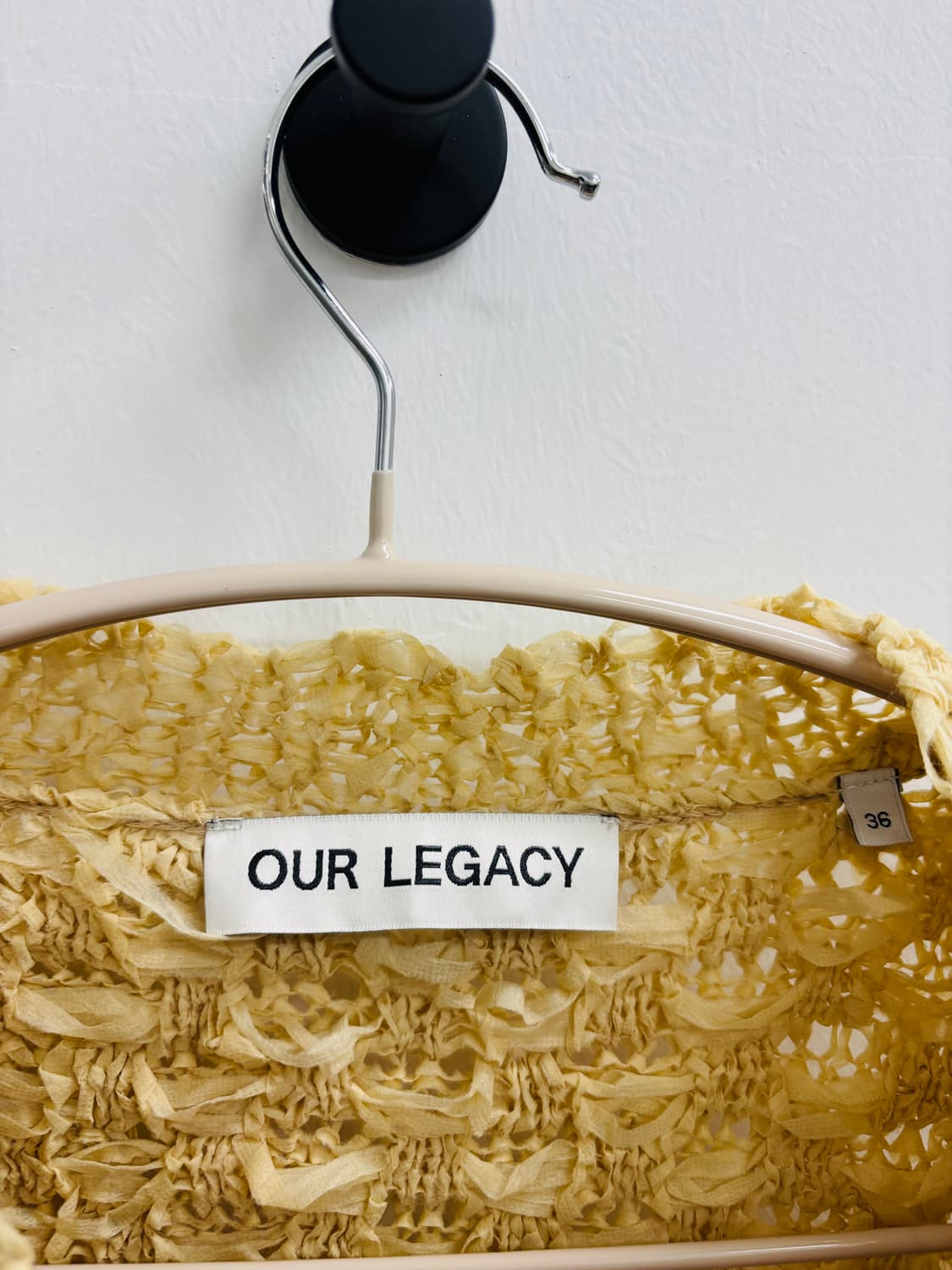 아워레가시 OUR LEGACY 크롭 텍스처 니트 탑 상품이미지3