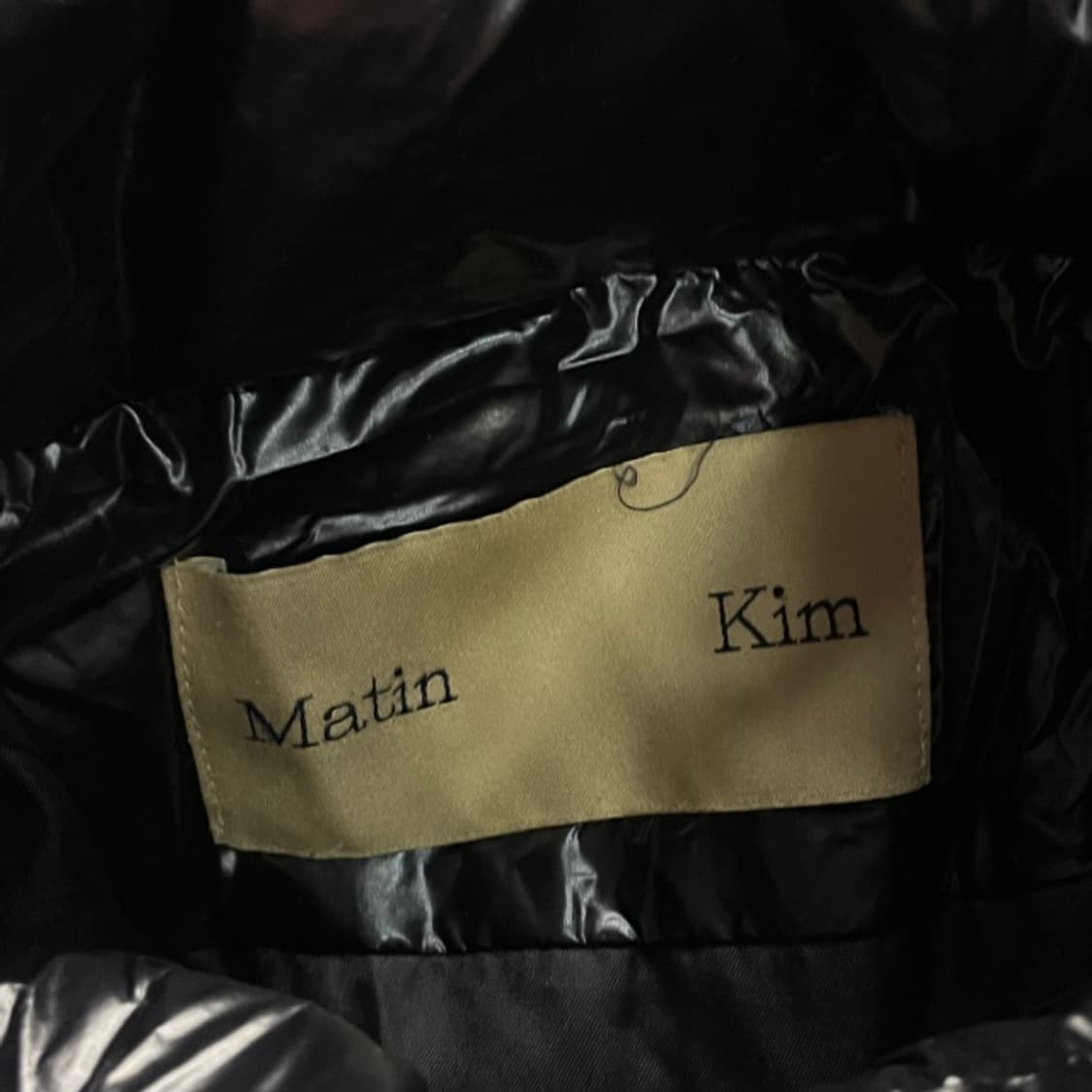 마뗑킴 글로시 유광패딩  상품이미지3