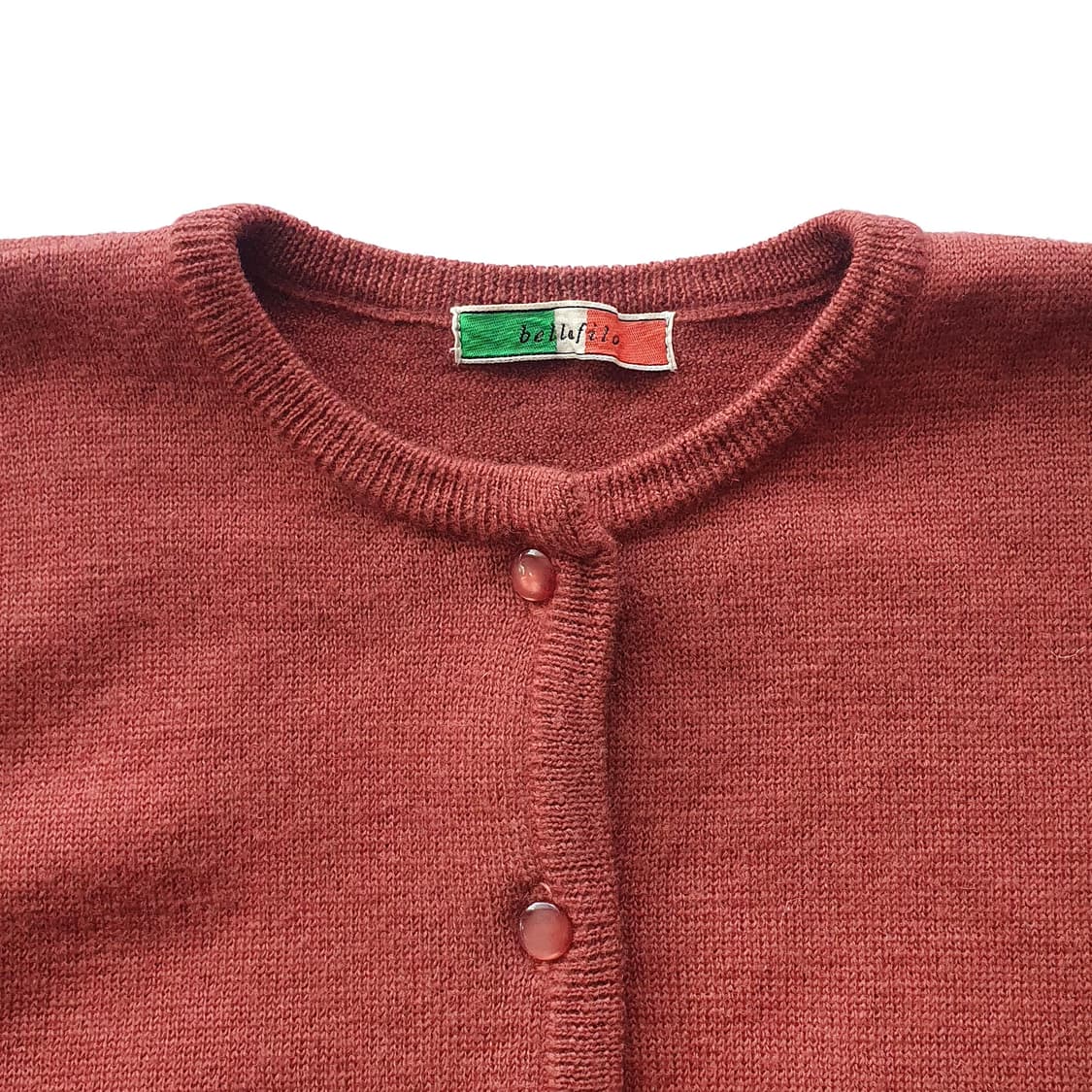 빈티지 유럽 시골 자수 울 100 니트 가디건 상품이미지3