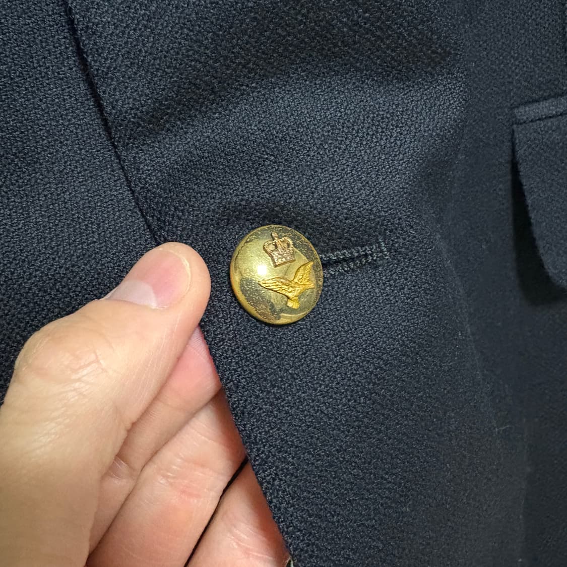 에르메네질도 제냐 캐시미어 울 금장 블레이저 / 네이비, 52 상품이미지4