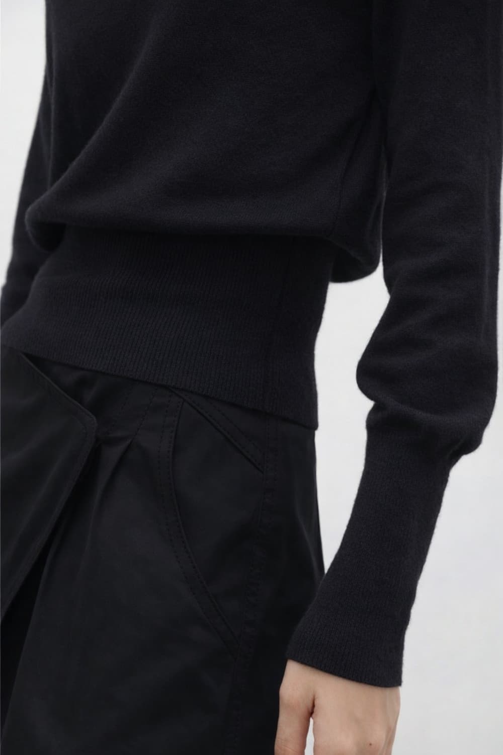 (당일발송) 트리밍버드 캐시미어 목 폴라 니트 판매합니다. 상품이미지3