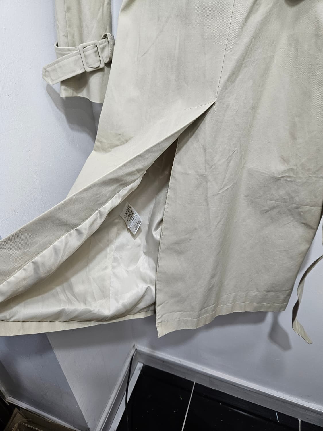 베이지 롱 트렌치 코트 상품이미지9