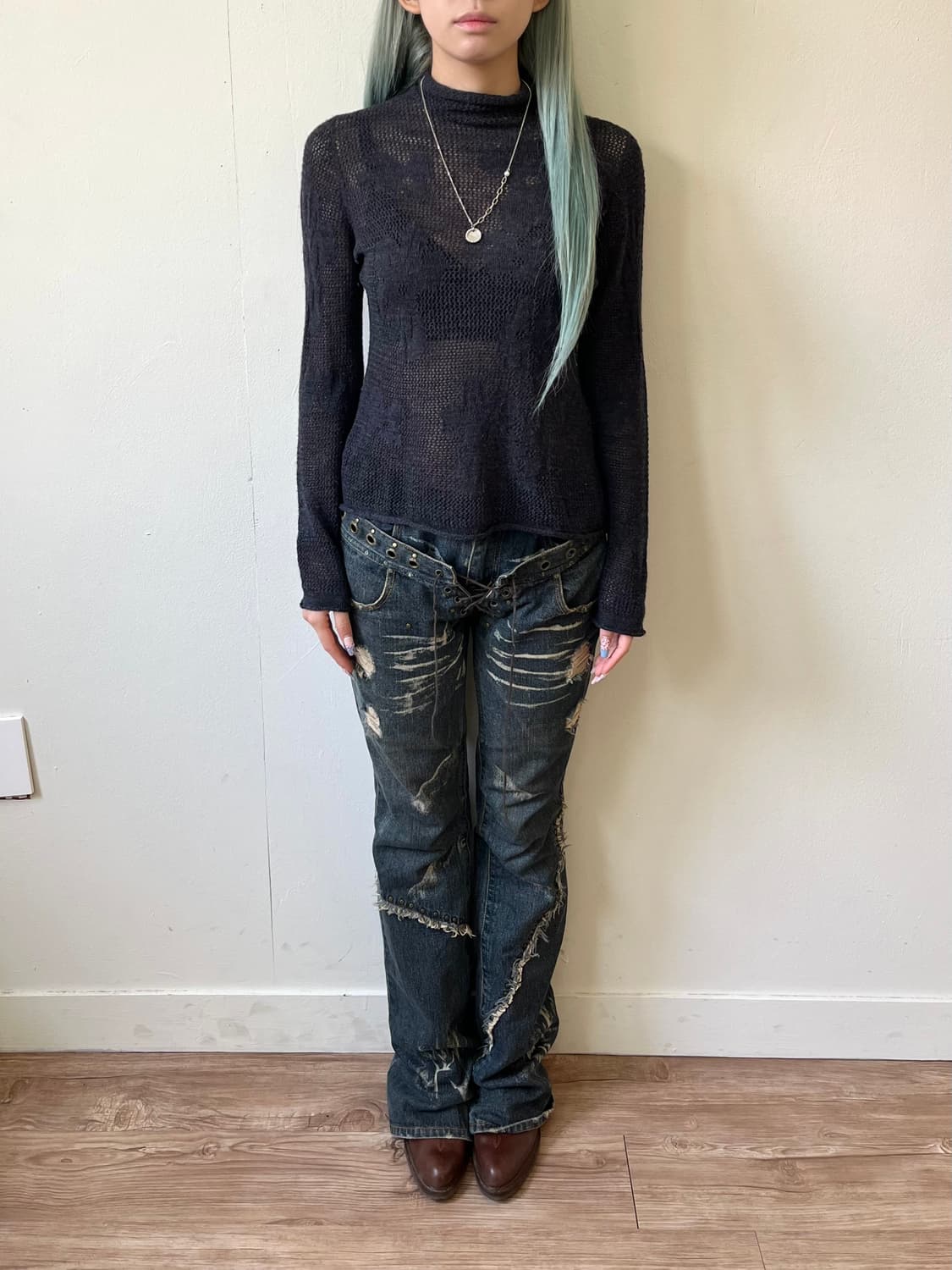 Rinascente 시스루 터틀넥 상품이미지7