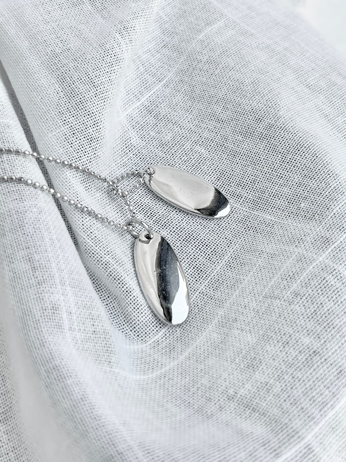 00s Courreges 꾸레쥬 더블 펜던트 목걸이 상품이미지9