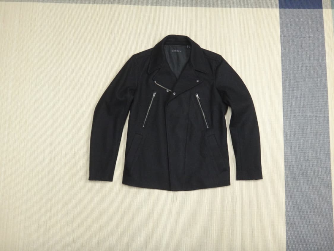 (S) 띠어리 모직 라이더 자켓 하프코트 남성용 상품이미지1