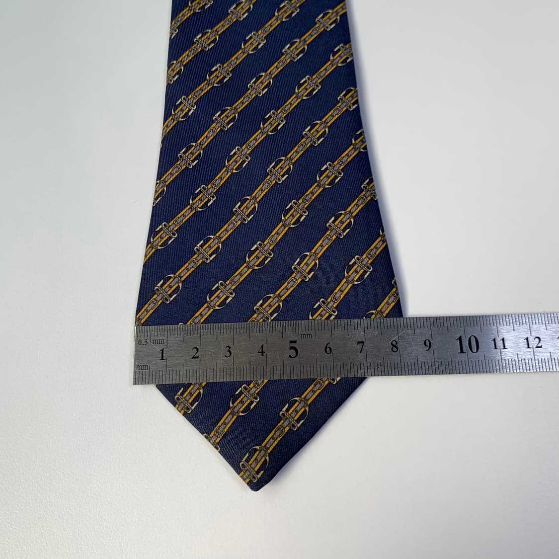 에르메스(HERMES) 명품 100실크 프랑스 빈티지넥타이 A등급 상품이미지9