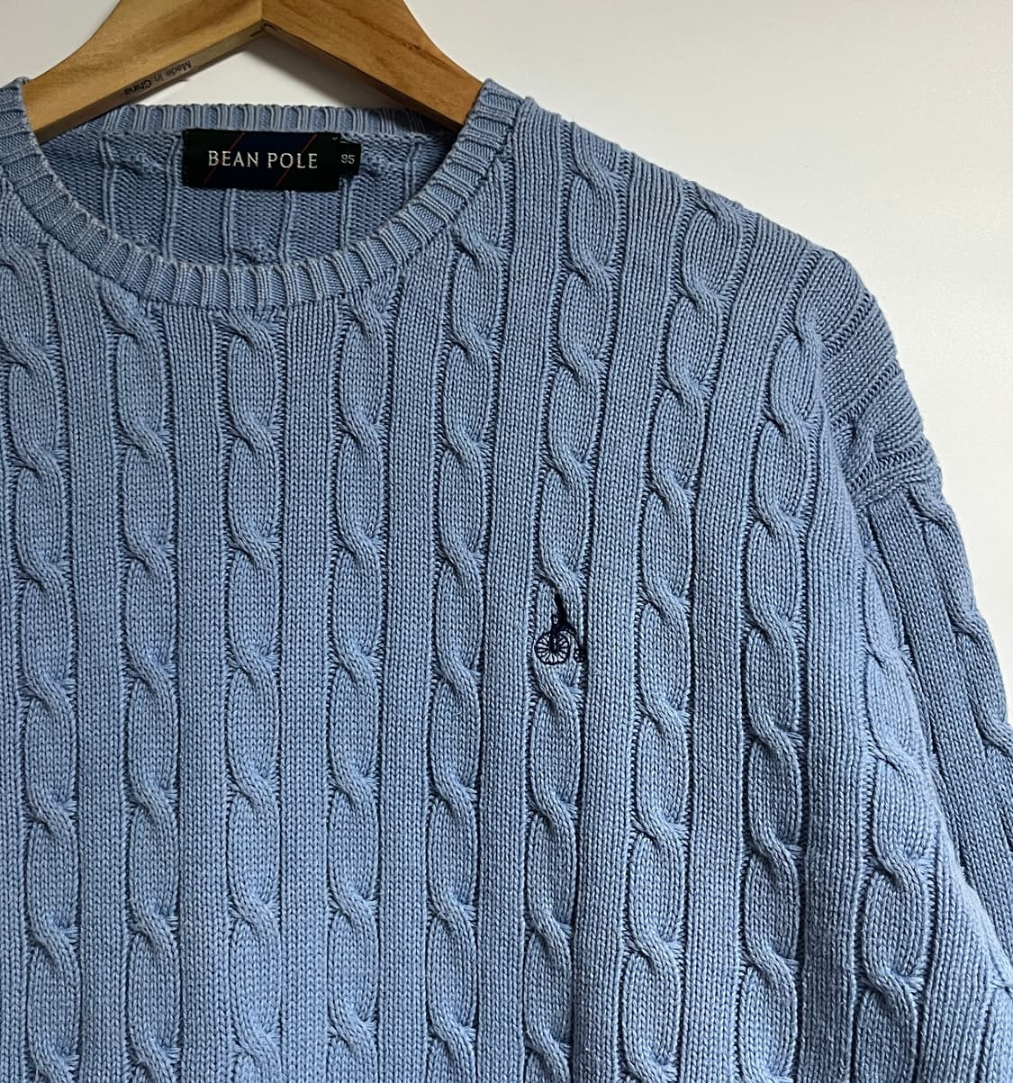 공용 빈폴 오버핏 꽈배기 니트 스웨터 95 상품이미지4