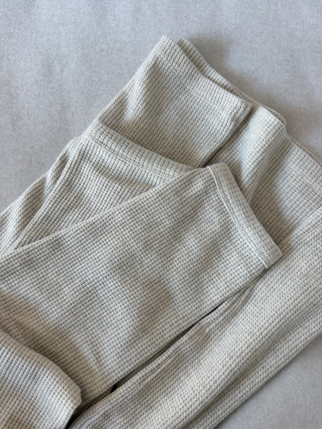 하프시코드 Waffle Long Sleeve (Oatmeal) 상품이미지4
