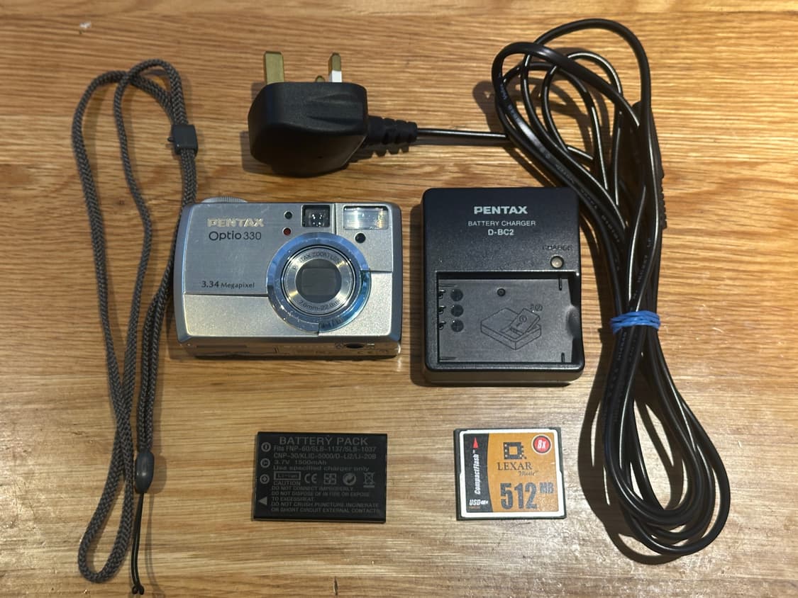 작례 O) 펜탁스 옵티오 330 Pentax Optio 빈티지 디카 상품이미지1