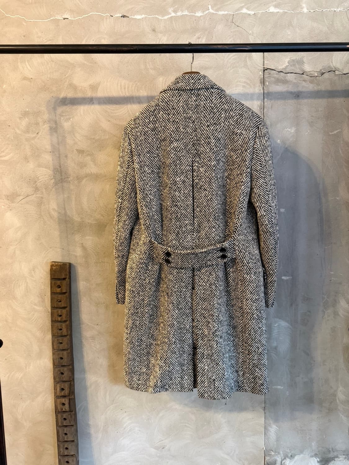 맨온더분 도네갈 트위드 더블 브레스티드 코트 100 상품이미지10