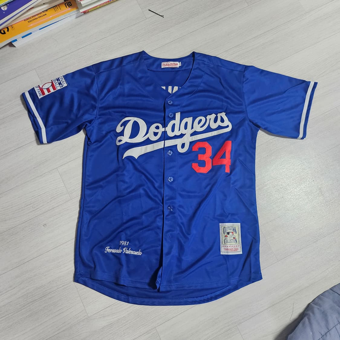 미첼앤네스 LA다저스 레트로 야구져지 상품이미지1