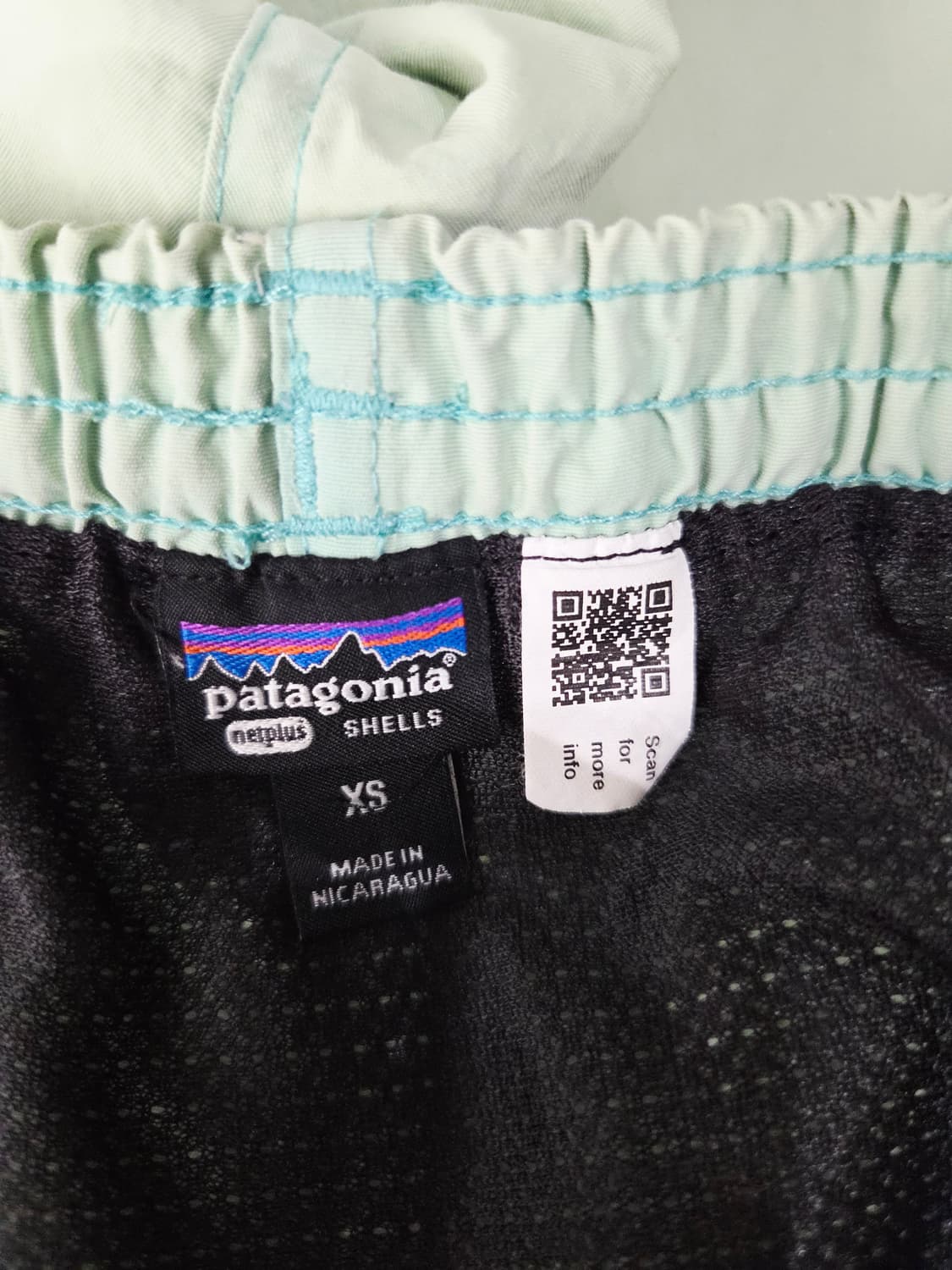 파타고니아 넷플러스 배기스 쇼츠 라이트 민트 상품이미지6