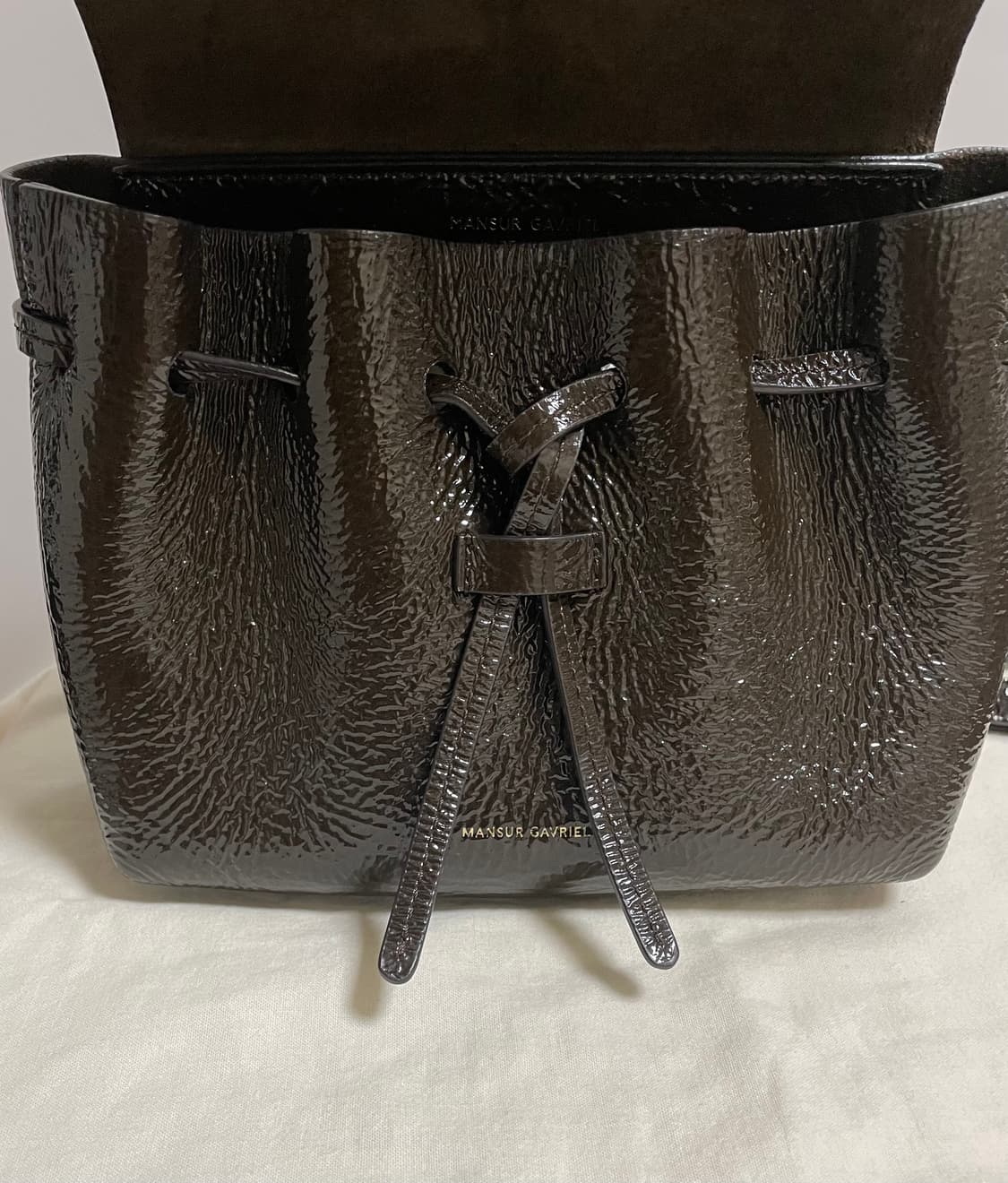 만수르가브리엘 레이디백 미니 숄더백 크로스백 토트백 카카오 송아지가죽 상품이미지5