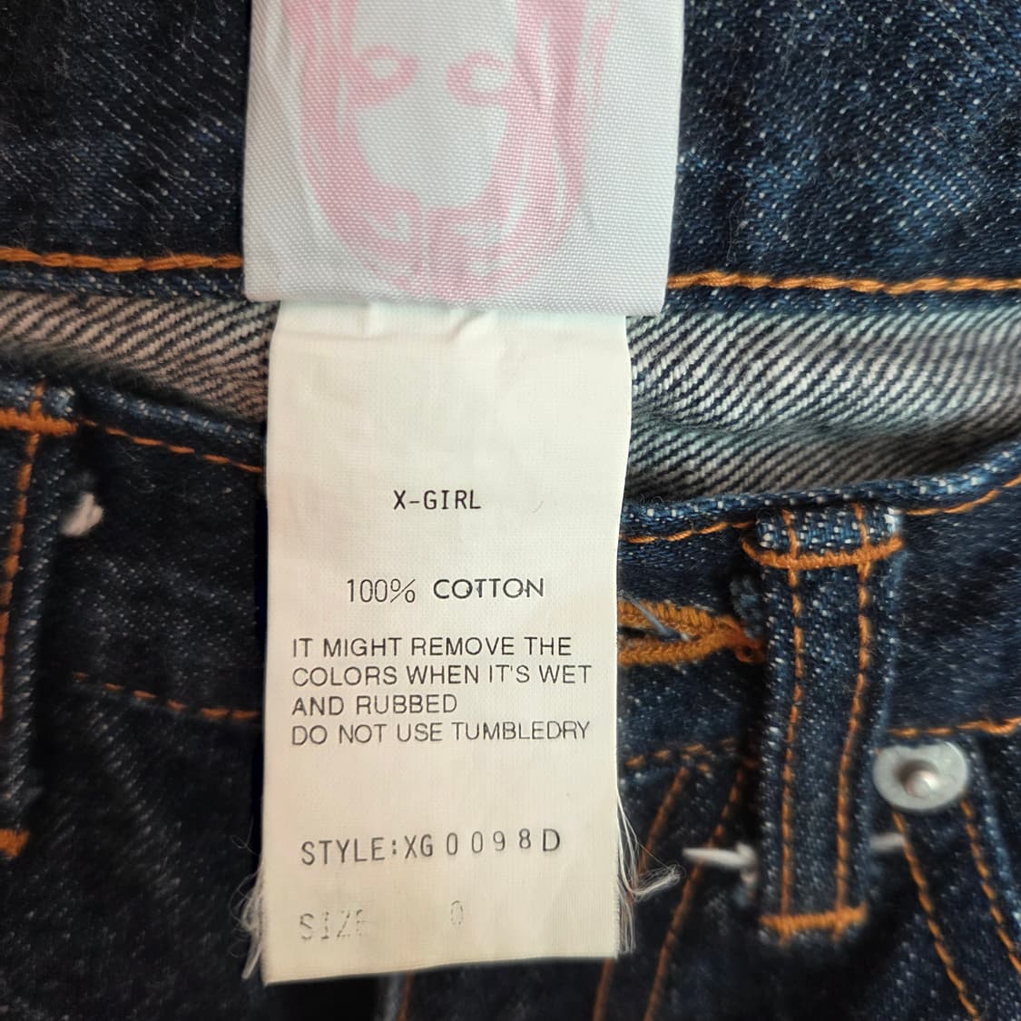 X-girl 스트레이트 진팬츠 상품이미지3