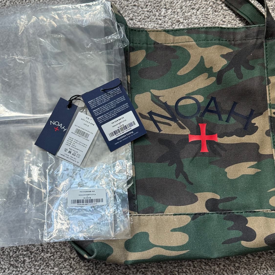 노아 토트백 우드랜드 카모 상품이미지6