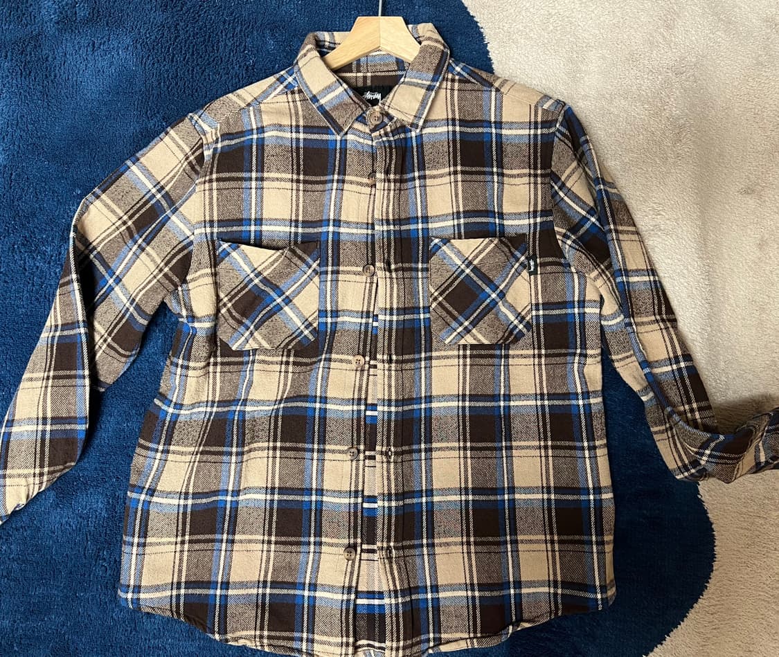 스투시 플란넬 셔츠 상품이미지1