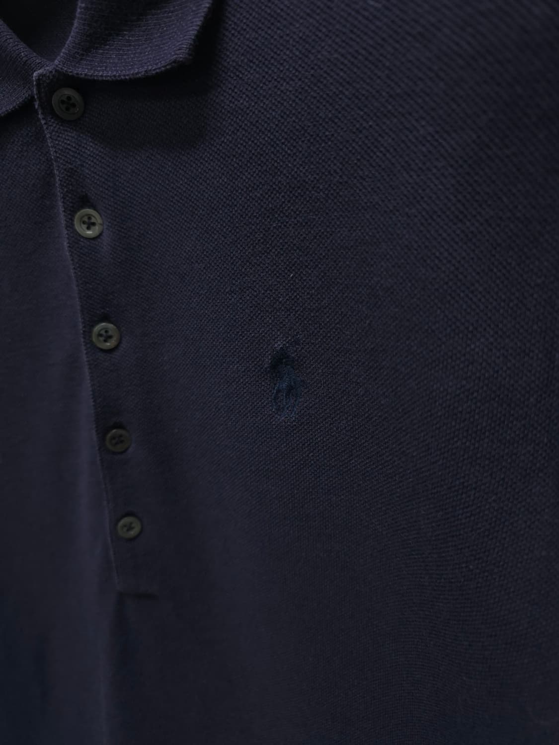 폴로 랄프로렌 여성 긴팔 폴로 셔츠 M 네이비 상품이미지8