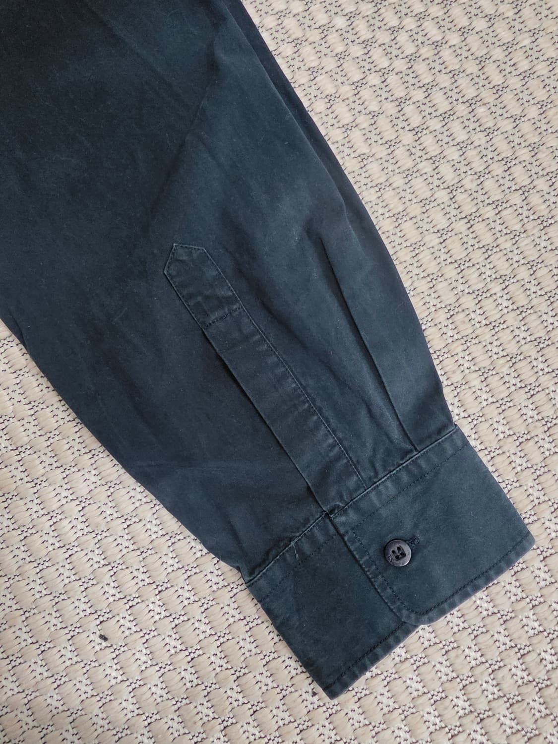 03SS 스톤 아일랜드 다크 그린 버튼업 셔츠 상품이미지4