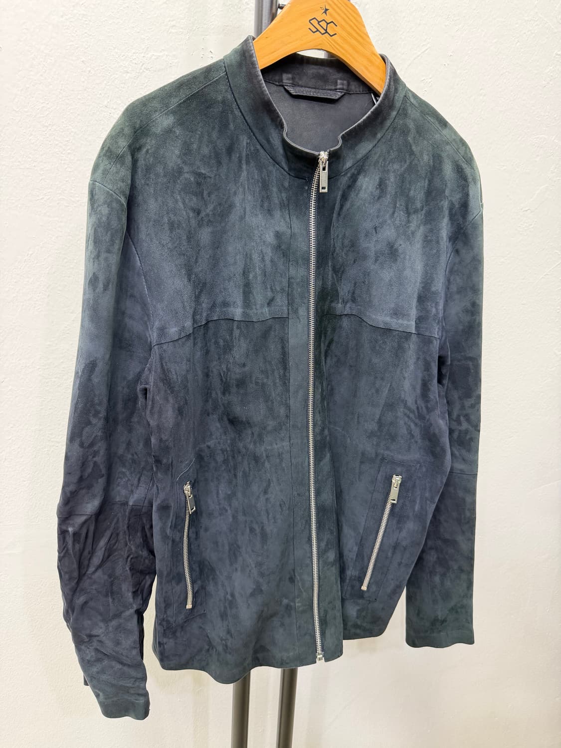 정품) 띠어리 남성 천연 스웨이드 양가죽 자켓 M 상품이미지2