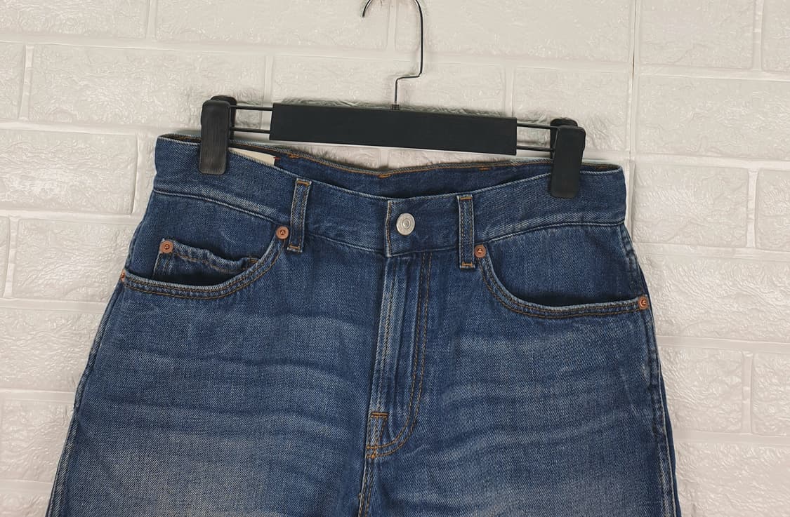 [26]구찌 정품 로즈 & GG 자수 데님 반바지 상품이미지5