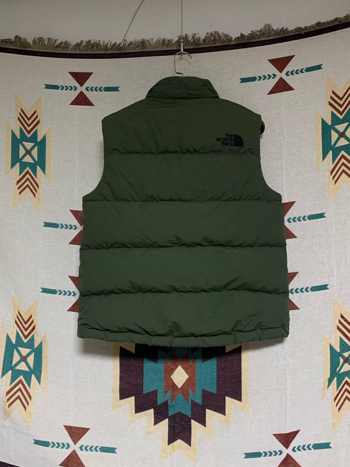 노스페이스 패딩 베스트 카키 상품이미지5