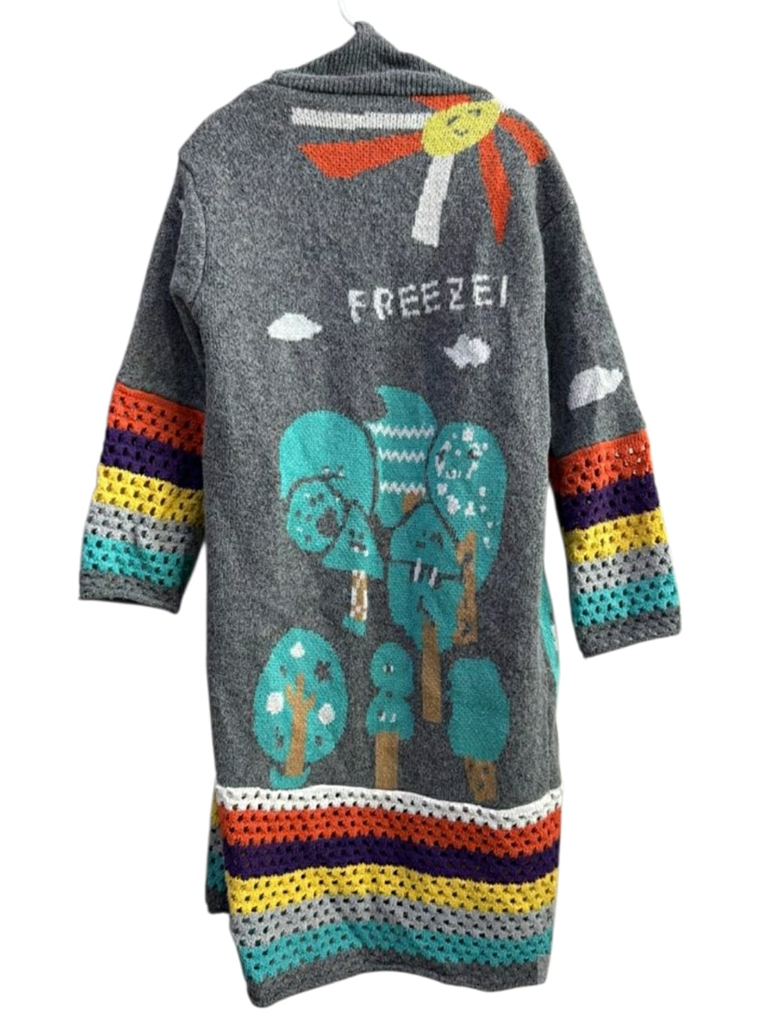 빈티지매력 큐티 러브리한디자인 니트가디건 고가라인짜임니트 럭셔리 롱카디건 상품이미지4