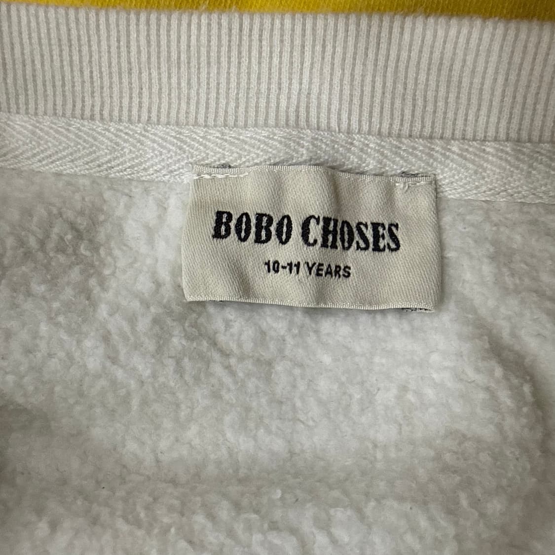 10-11 보보쇼즈 크롭 기모 맨투맨 0406T 상품이미지3