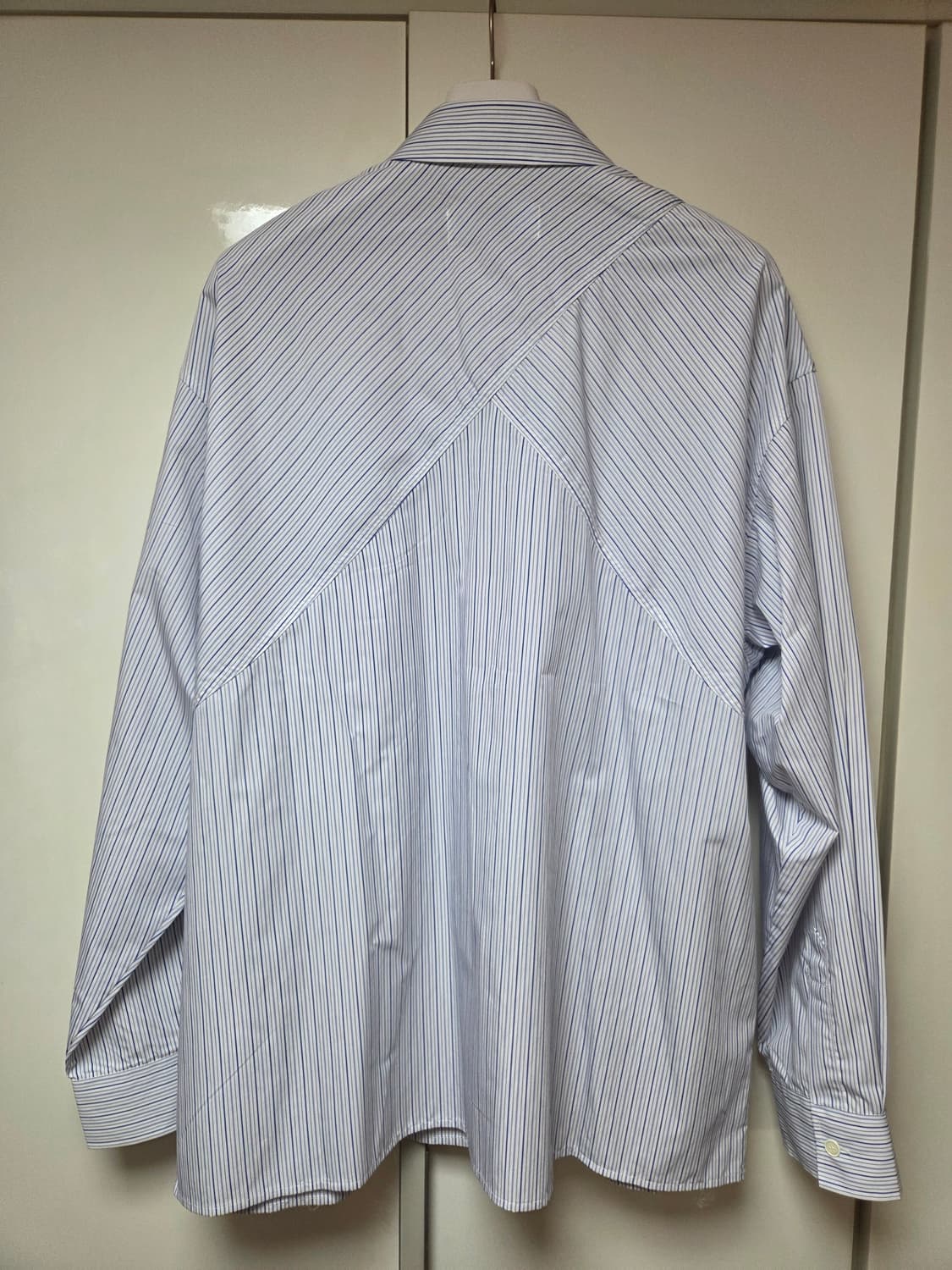 웨이비니스 오리가미 셔츠 (Ocean blue, 2 size) 상품이미지3