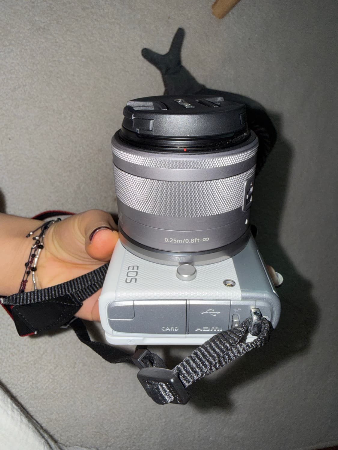 캐논 EOS M100 미러리스 카메라 화이트 상품이미지2