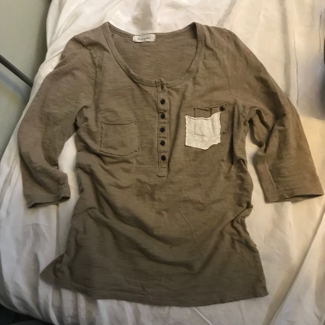 Vintage 빈티지 너드 모리 포켓 헨리넥 상품이미지3