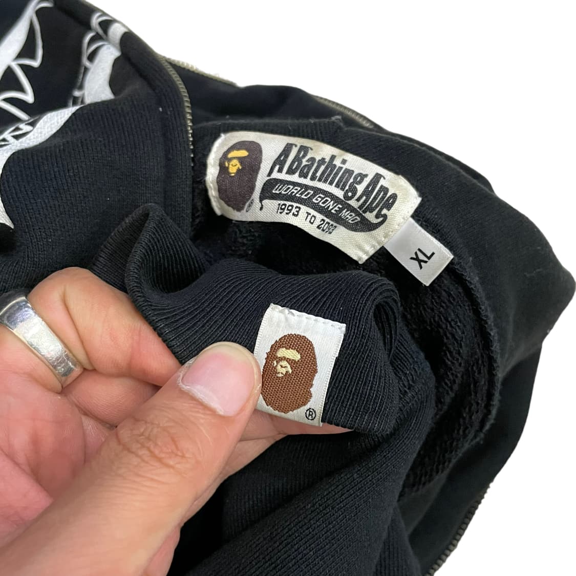 (L~XL) 베이프 밀리터리 풀집업 샤크 후드집업 상품이미지8