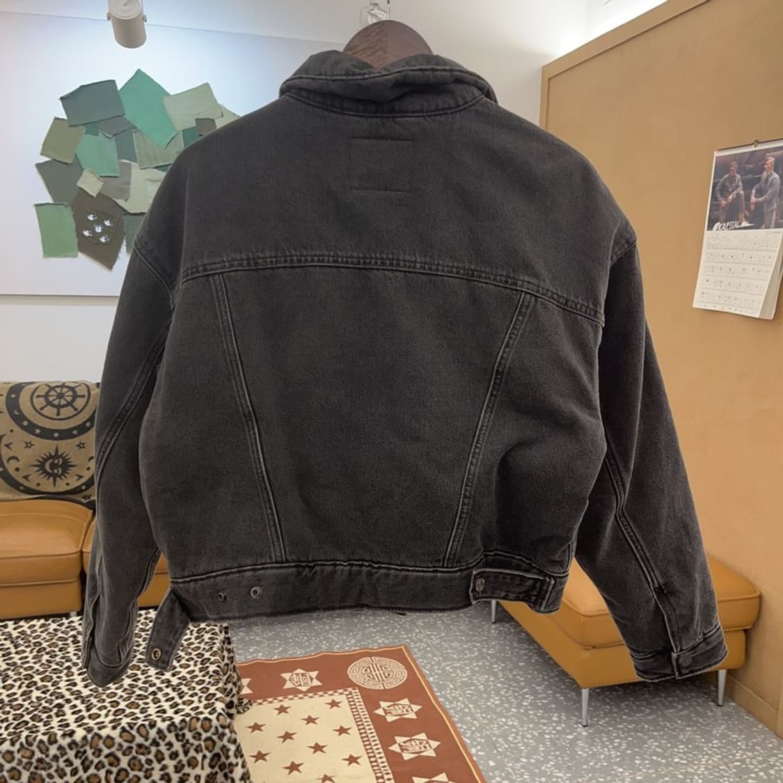 리바이스 올드스쿨 트러커 네온 누빔 데님 워크 자켓 M C08849 상품이미지4